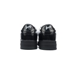 EM Sneakers BAPE Black and White Shark Cool Autumn and Winter Shoes and Clothing Set