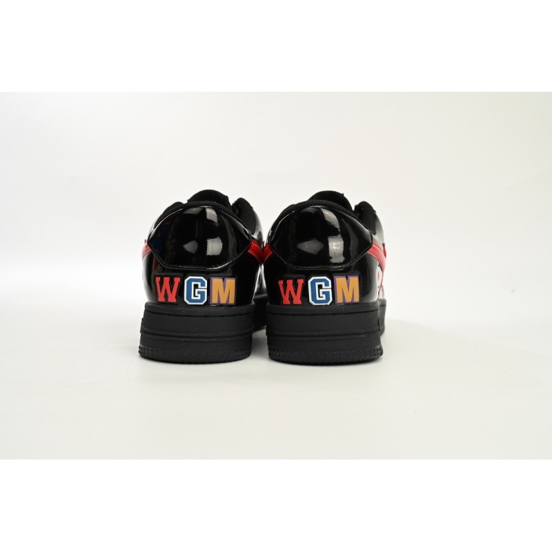 EM Sneakers BAPE Black Shark Cool Autumn and Winter Shoes and Clothing Set