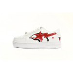 EM Sneakers BAPE White Shark Cool Autumn and Winter Shoes and Clothing Set