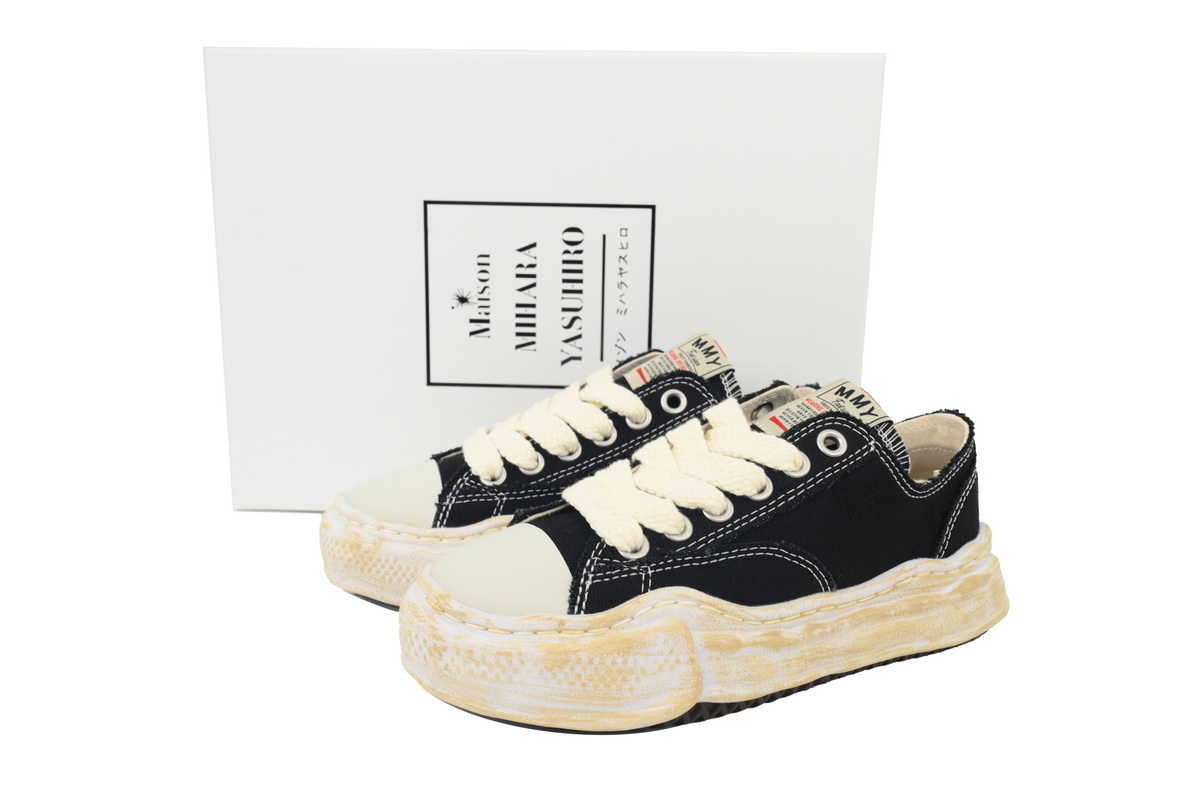 EM Sneakers Mihara Yasuhiro Retro Black and White NO.735