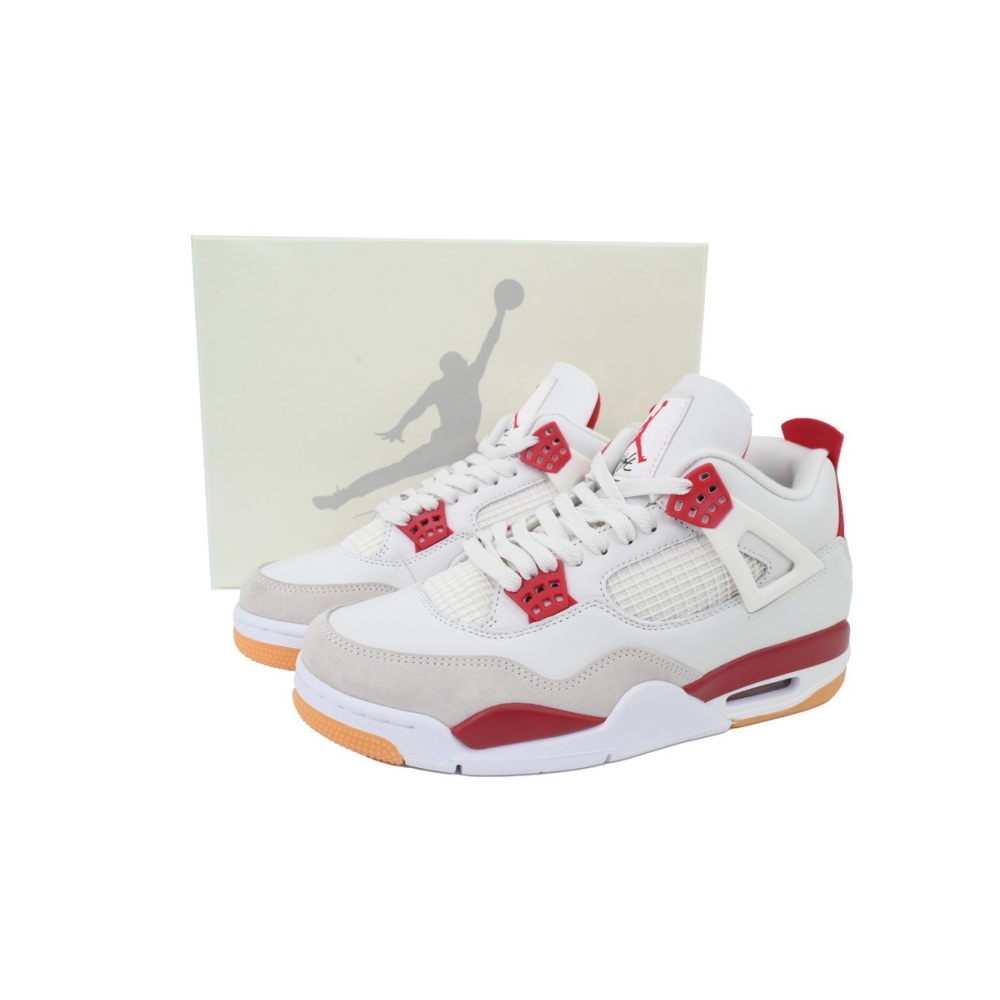 EM Sneakers Air Jordan 4 × Nike SB SP Varsity Red