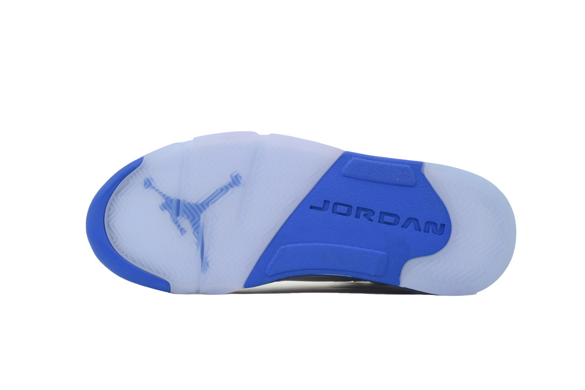 EM Sneakers Air Jordan 5 Retro White Blue Red 