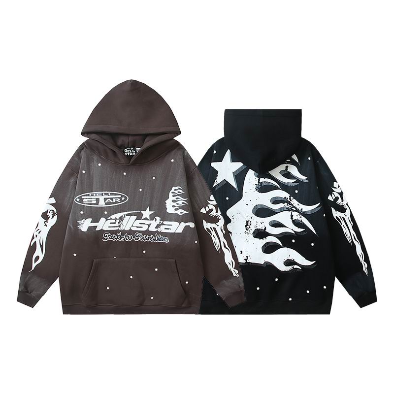 EM Sneakers Hellstar Hoodie 5261 Black/Brown