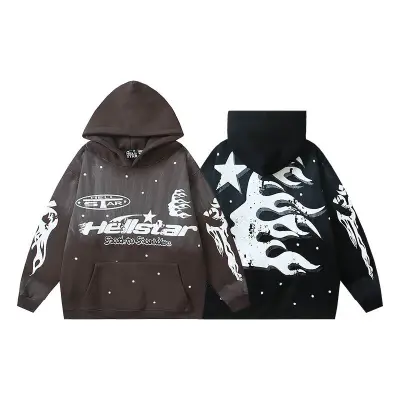 EM Sneakers Hellstar Hoodie 5261 Black/Brown 01