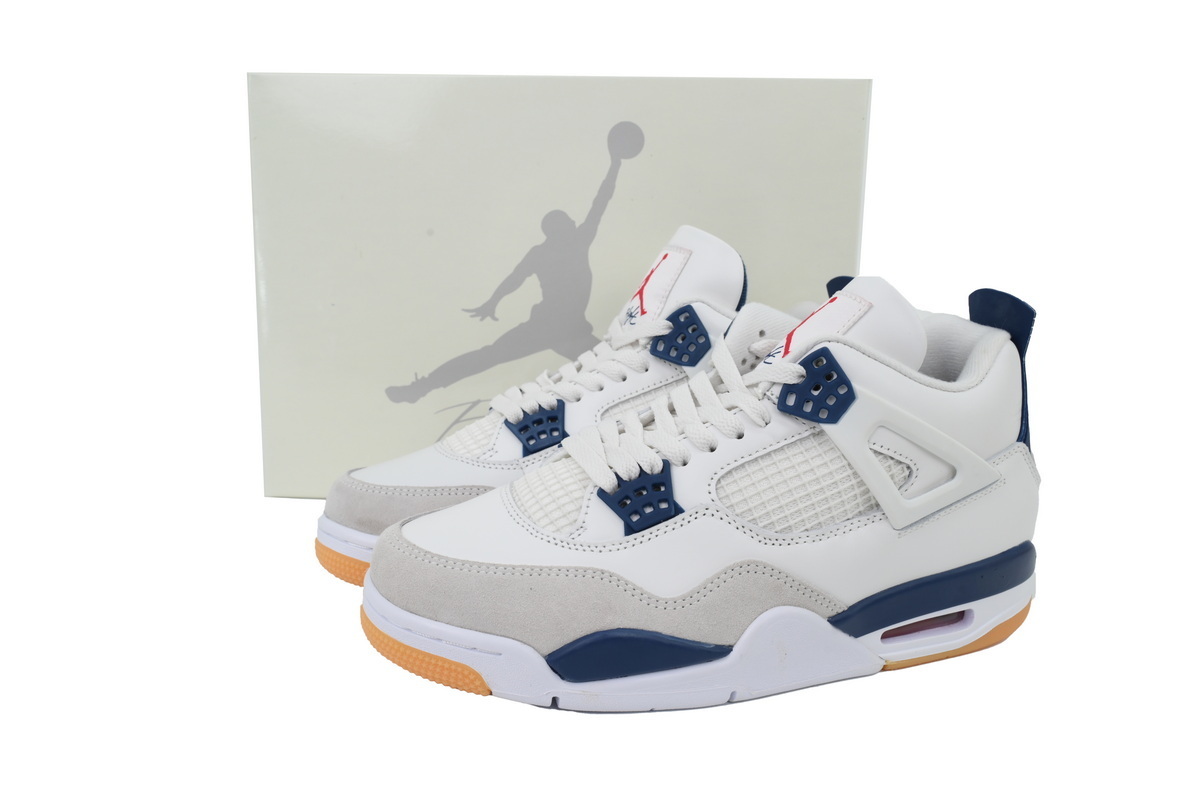 「💡$99 Special 」 Jordan 4 x Nike SB Retro White Black