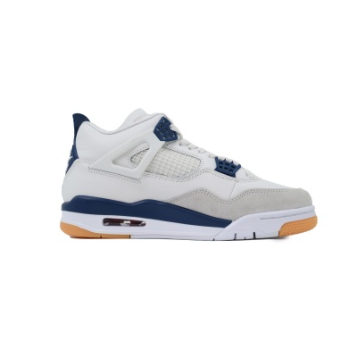 EM Sneakers Jordan 4 x Nike SB Retro White Black 02