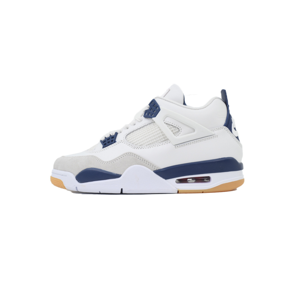 EM Sneakers Jordan 4 x Nike SB Retro White Black