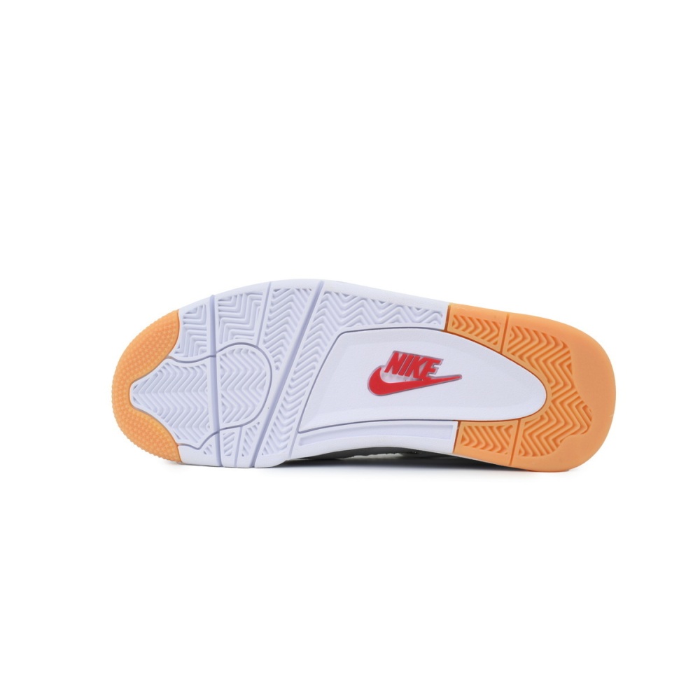 EM Sneakers Jordan 4 x Nike SB Retro White Black