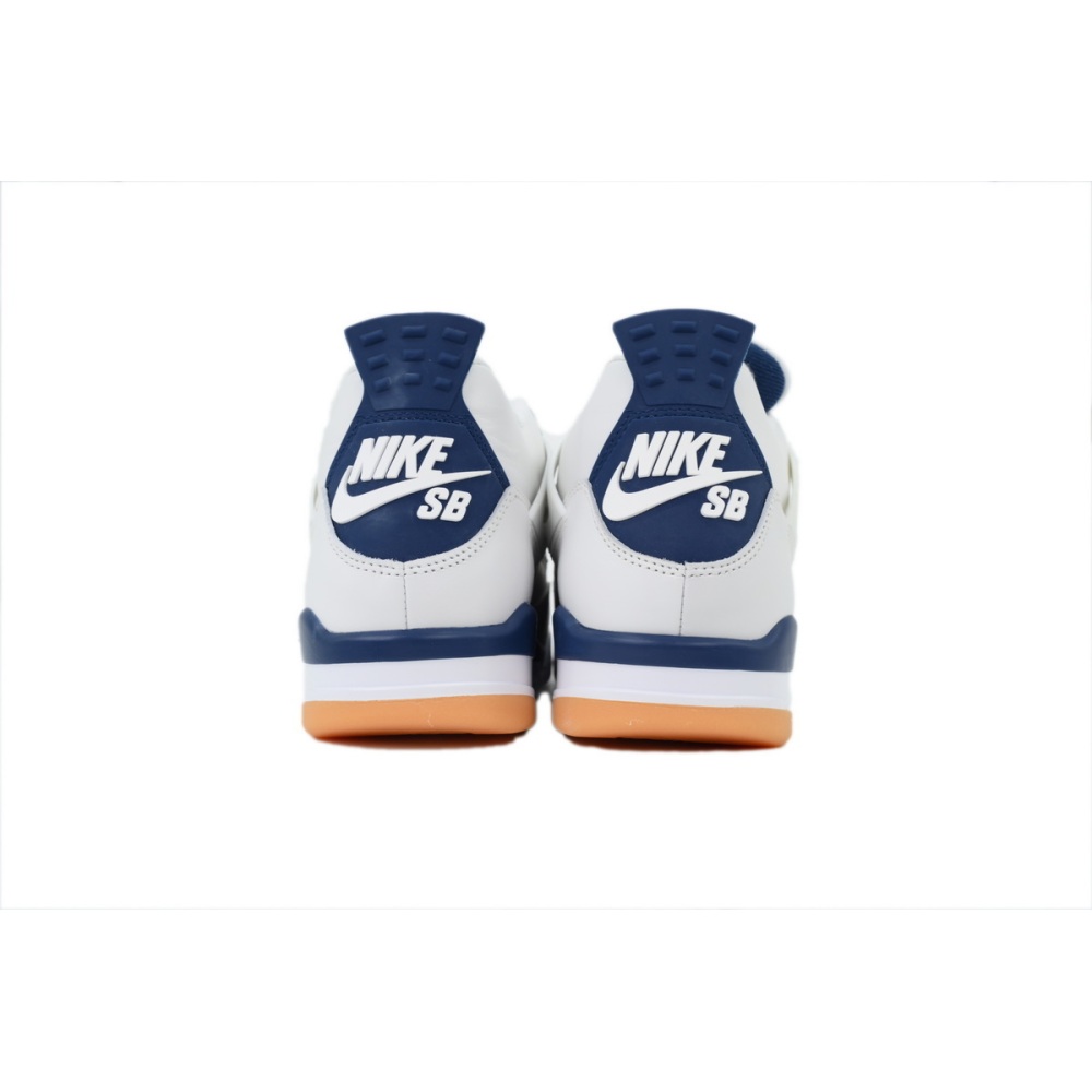 EM Sneakers Jordan 4 x Nike SB Retro White Black