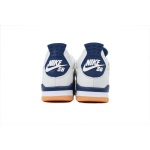 EM Sneakers Jordan 4 x Nike SB Retro White Black