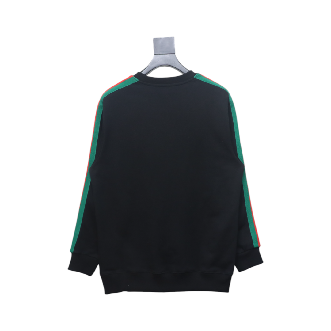EM Sneakers Gucci Crew Neck Sweatshirt 24SS Side Web Black