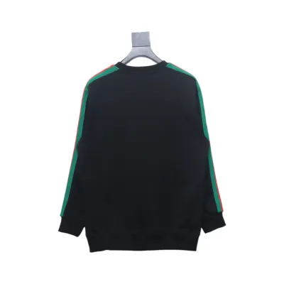 EM Sneakers Gucci Crew Neck Sweatshirt 24SS Side Web Black 02