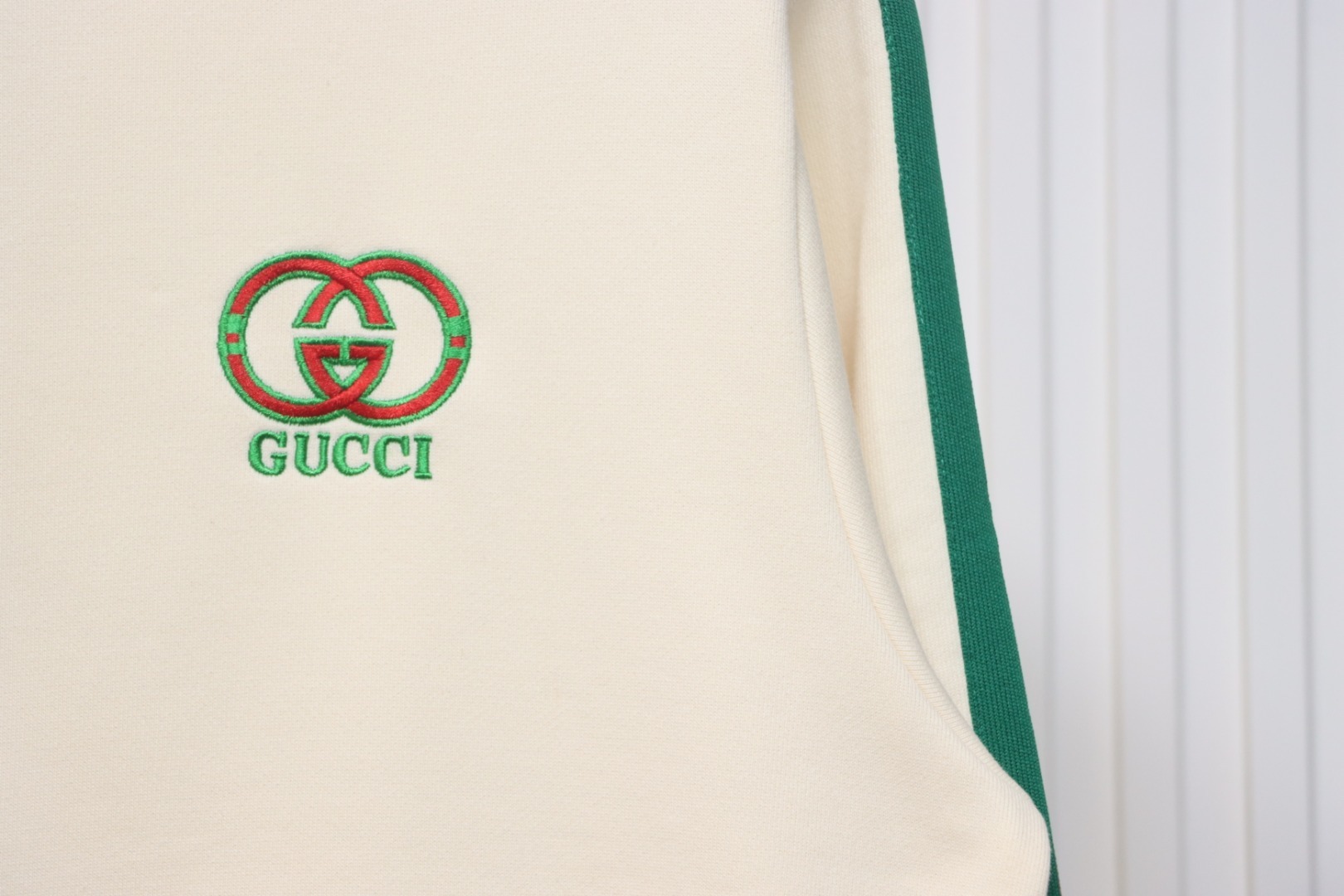 EM Sneakers Gucci Crew Neck Sweatshirt 24SS Side Web White