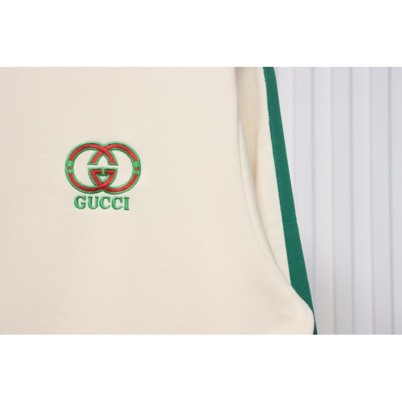 EM Sneakers Gucci Crew Neck Sweatshirt 24SS Side Web White