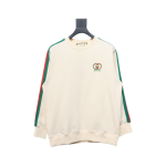 EM Sneakers Gucci Crew Neck Sweatshirt 24SS Side Web White