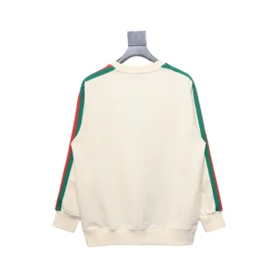 EM Sneakers Gucci Crew Neck Sweatshirt 24SS Side Web White 02