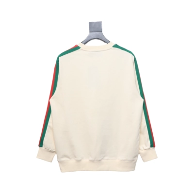 EM Sneakers Gucci Crew Neck Sweatshirt 24SS Side Web White 02