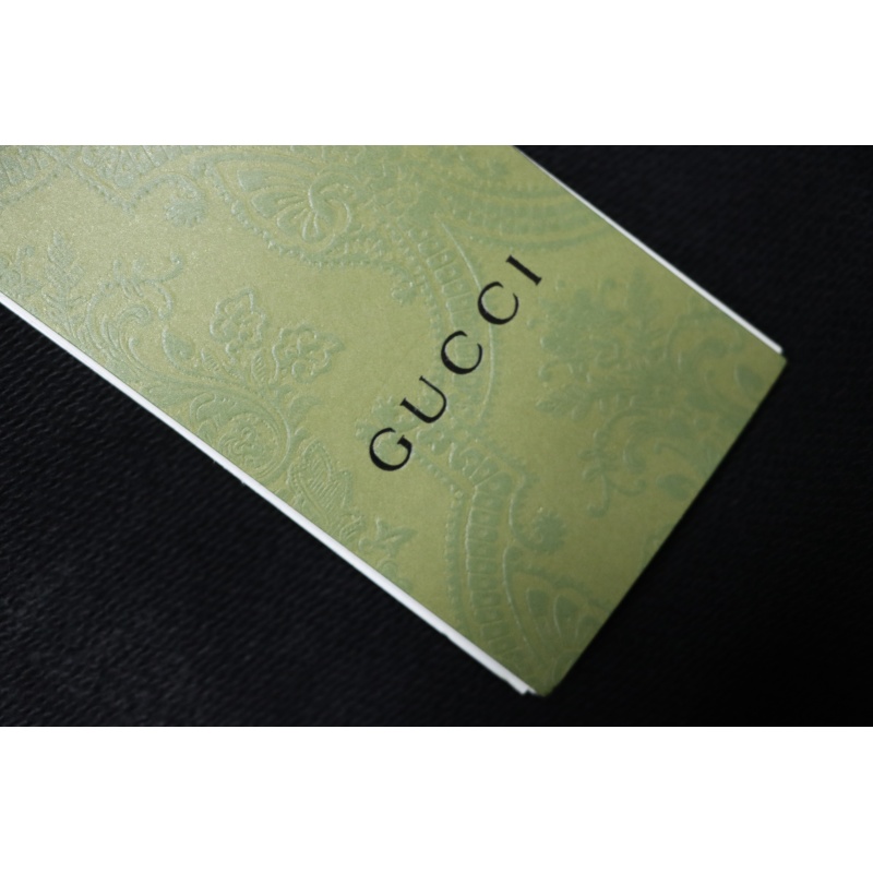 EM Sneakers Gucci Crew Neck Sweatshirt Washed Hand-Painted Letters Black