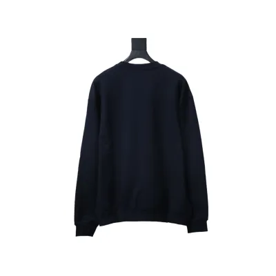 EM Sneakers Gucci Crew Neck Sweatshirt Year of the Snake Limited Edition Fun Cartoon Snake Print Dark Blue 02