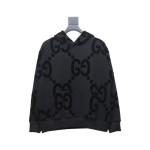EM Sneakers Gucci Hoodie 24Fw Double G Flocked Black Print