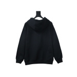 EM Sneakers Gucci Hoodie 25Fw Musical Note Signature Logo Embroidery Black