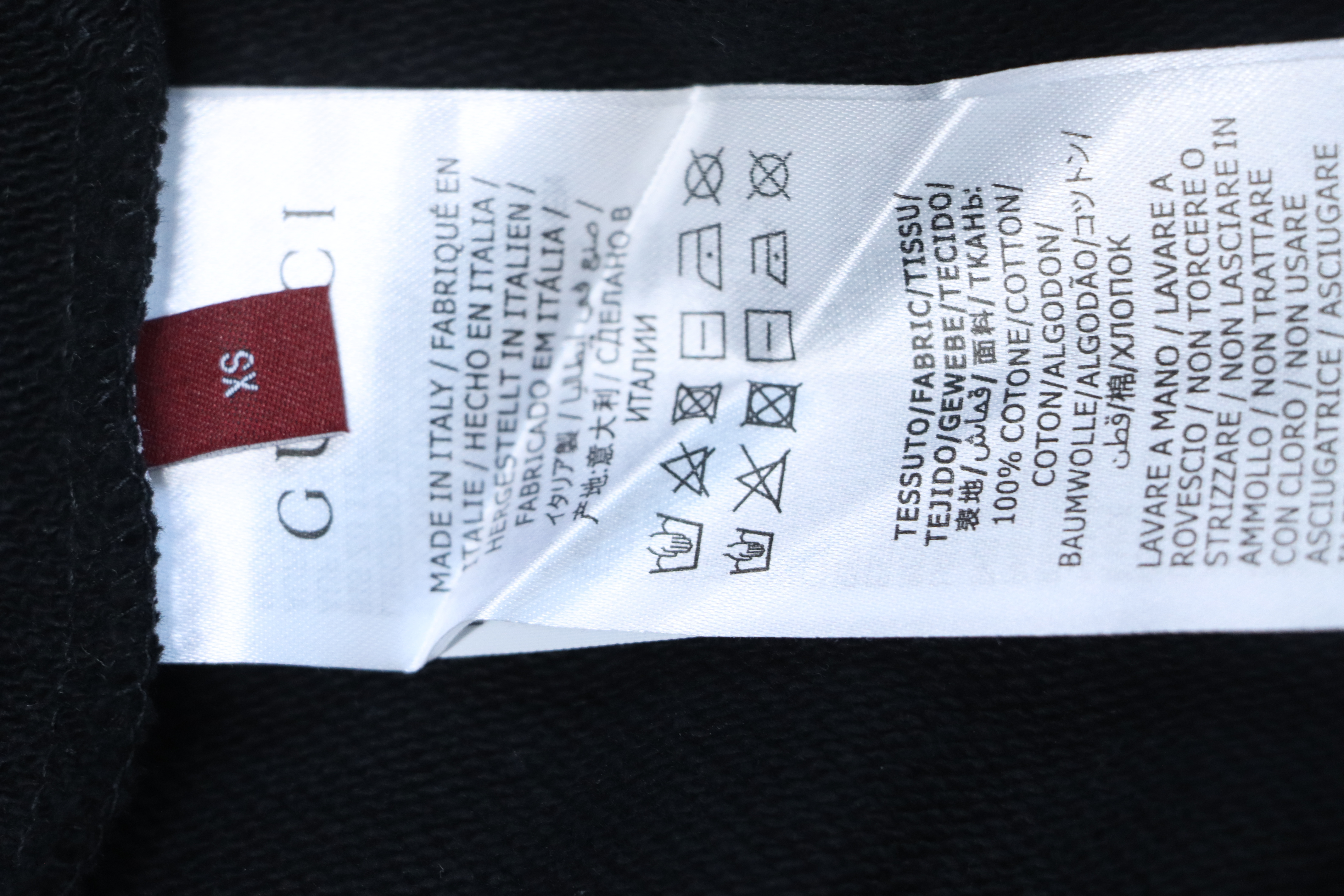 EM Sneakers Gucci Hoodie 25Fw Musical Note Signature Logo Embroidery White