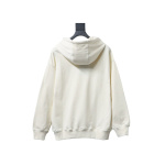 EM Sneakers Gucci Hoodie 25Fw Musical Note Signature Logo Embroidery White