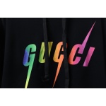 EM Sneakers Gucci Hoodie Lightning Bolt Print Black