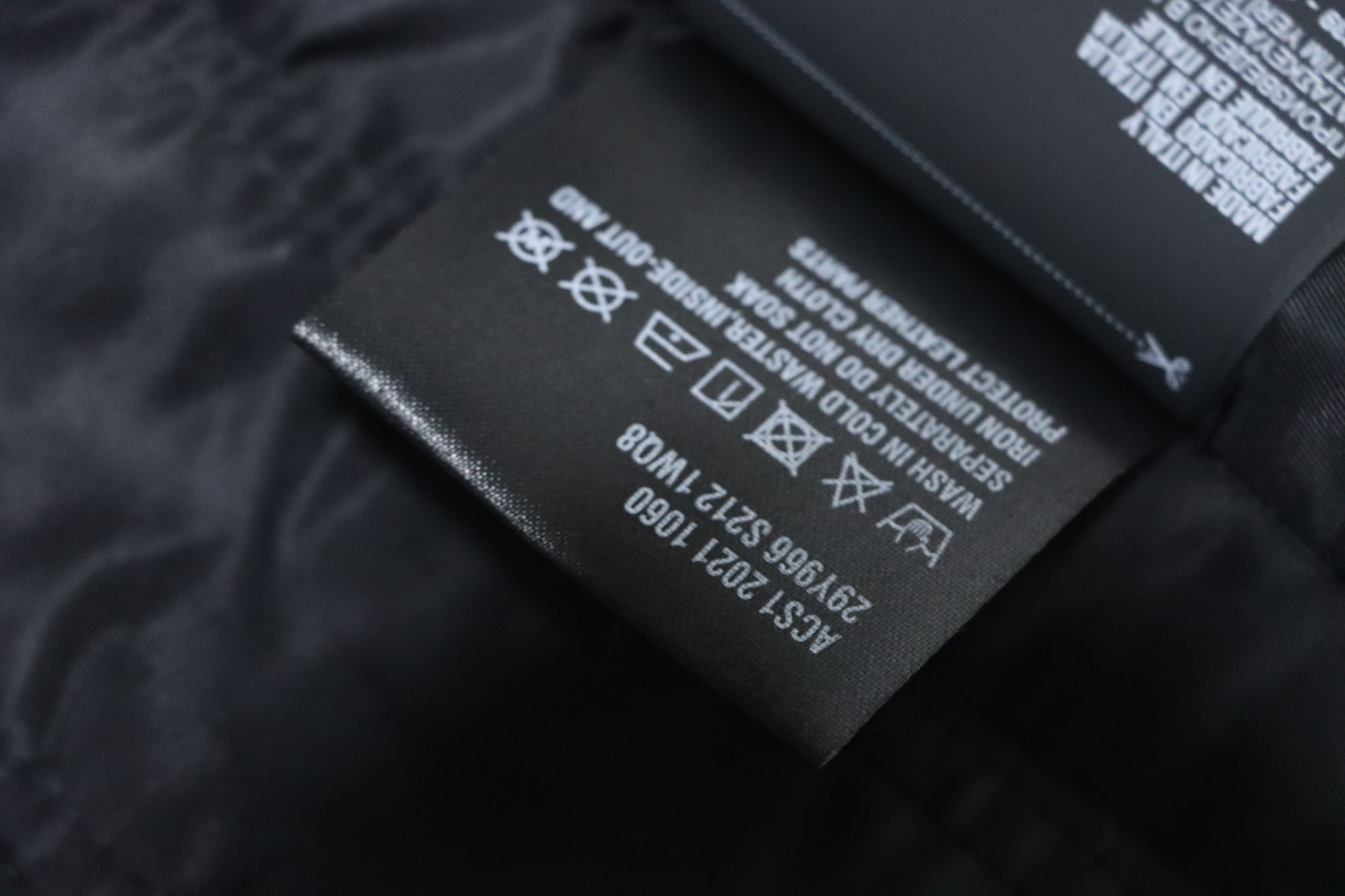 EM Sneakers Prada Grained Canvas Padded Baseball Jacket Black