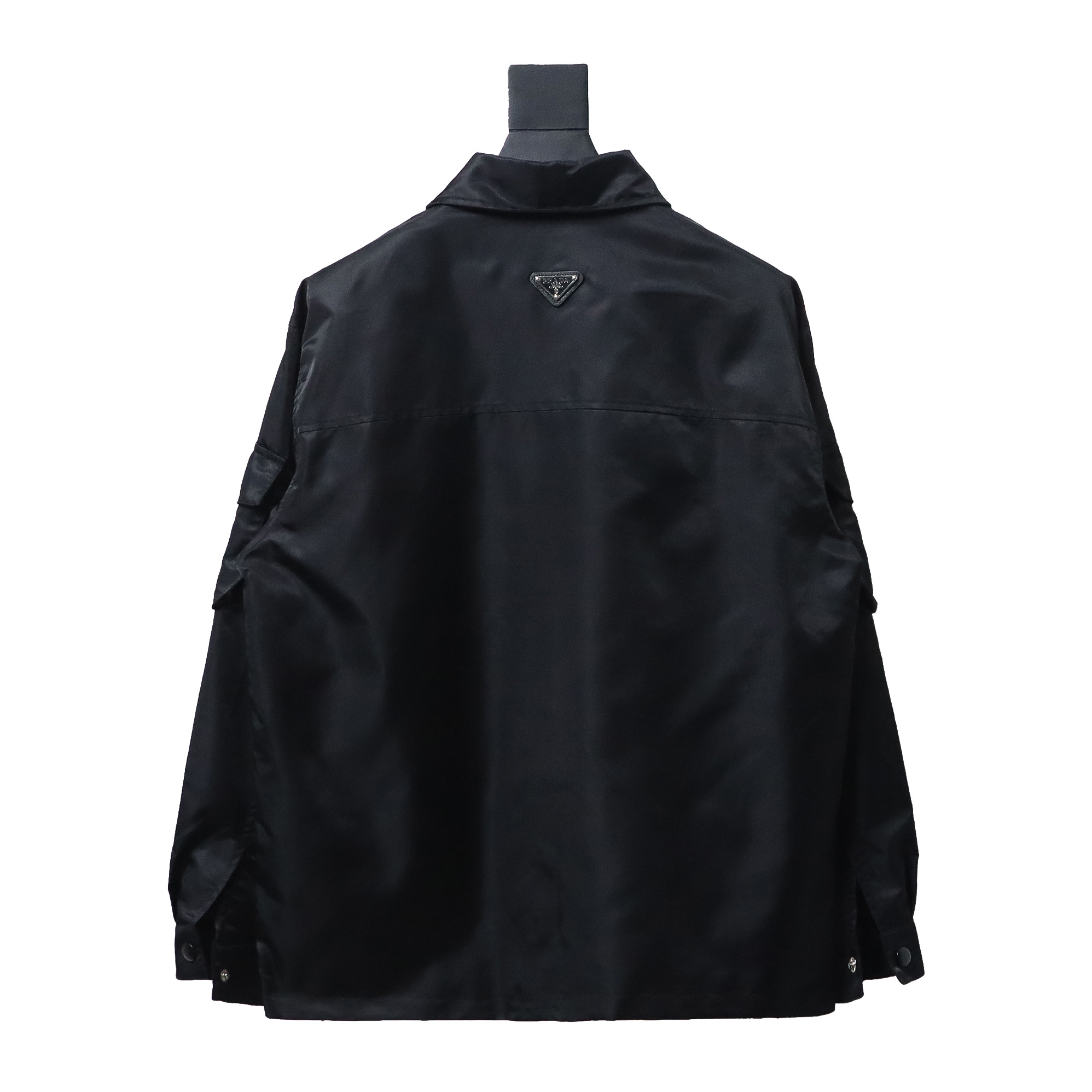 EM Sneakers Prada Multi-Pocket Shirt Functional Jacket Black