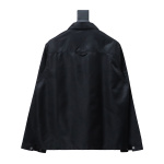 EM Sneakers Prada Recycled Nylon Gabardine Shirt Functional Jacket Black
