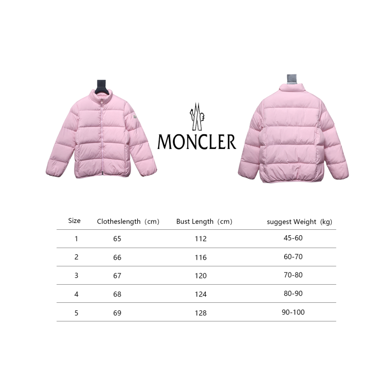 EM Sneakers Moncler Abbadia Maya Down Jacket Pink