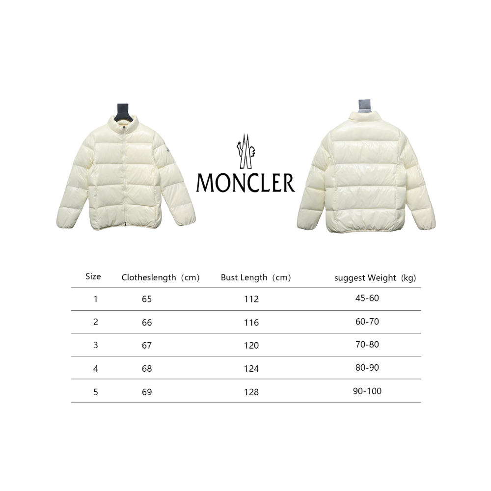 EM Sneakers Moncler Abbadia Maya Down Jacket White