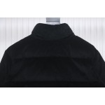 EM Sneakers Moncler FRGMT Hiroshi Fujiwara Collaboration Corduroy Down Jacket Black