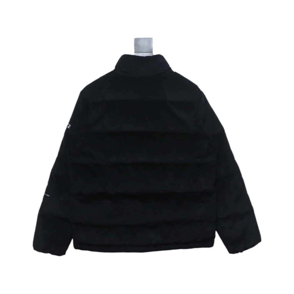 EM Sneakers Moncler FRGMT Hiroshi Fujiwara Collaboration Corduroy Down Jacket Black