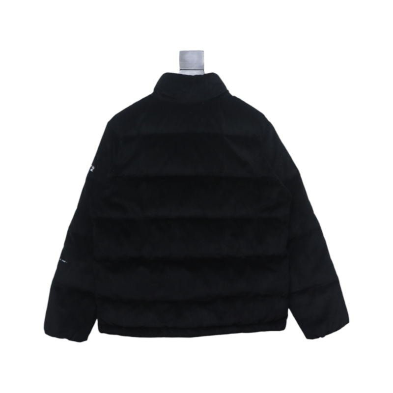 EM Sneakers Moncler FRGMT Hiroshi Fujiwara Collaboration Corduroy Down Jacket Black