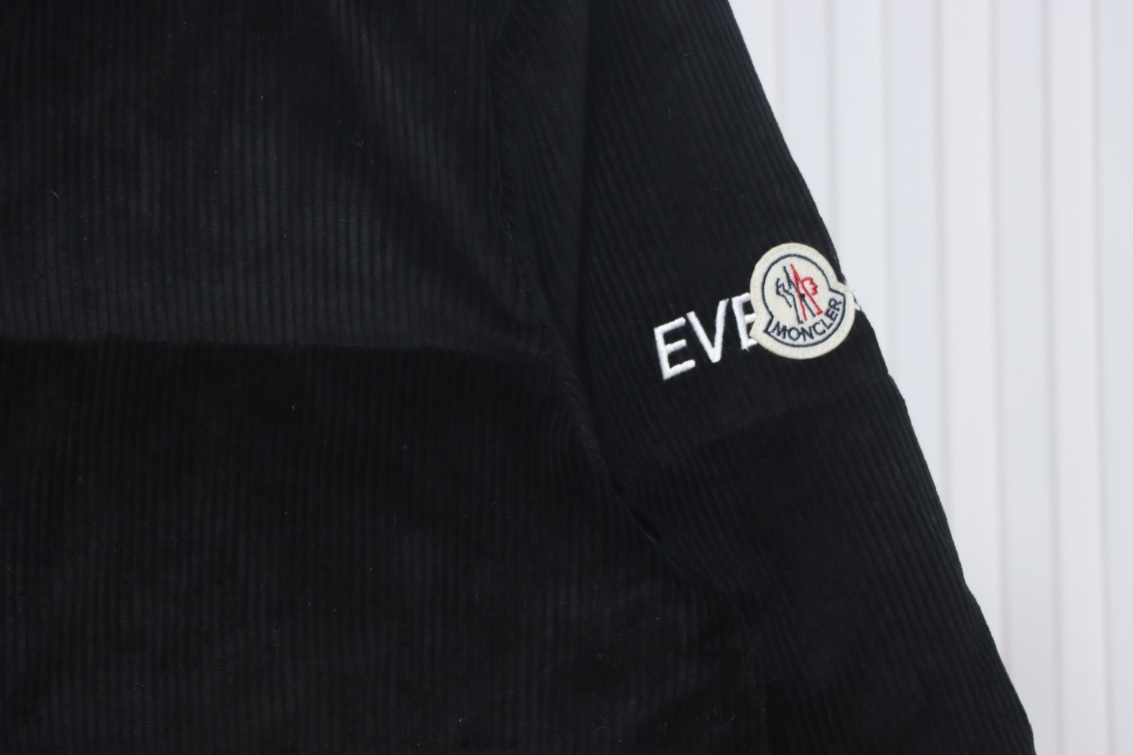 EM Sneakers Moncler FRGMT Hiroshi Fujiwara Collaboration Corduroy Down Jacket Black