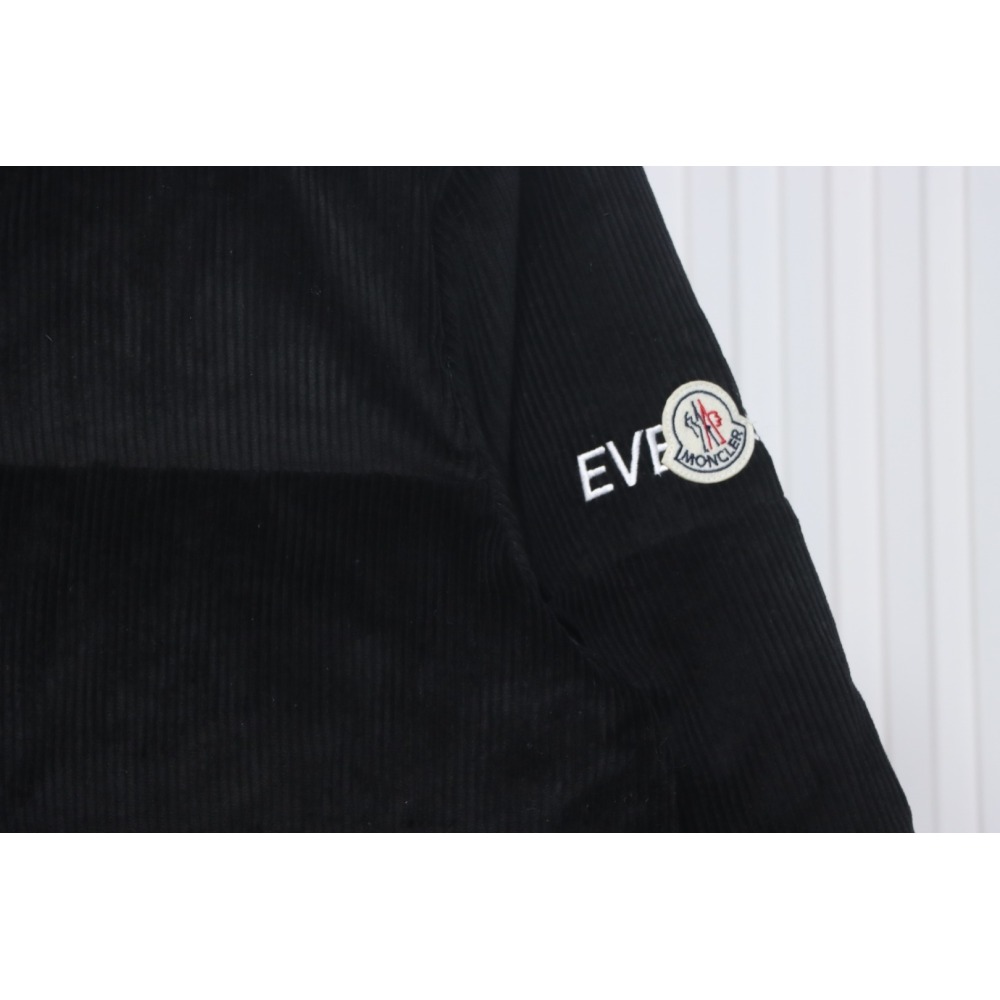 EM Sneakers Moncler FRGMT Hiroshi Fujiwara Collaboration Corduroy Down Jacket Black