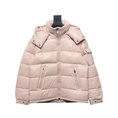EM Sneakers Moncler Maire Zip Hooded Nylon Warm Down Jacket Pink 01