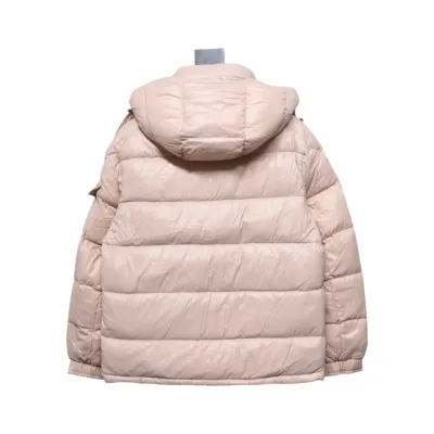 EM Sneakers Moncler Maire Zip Hooded Nylon Warm Down Jacket Pink 02