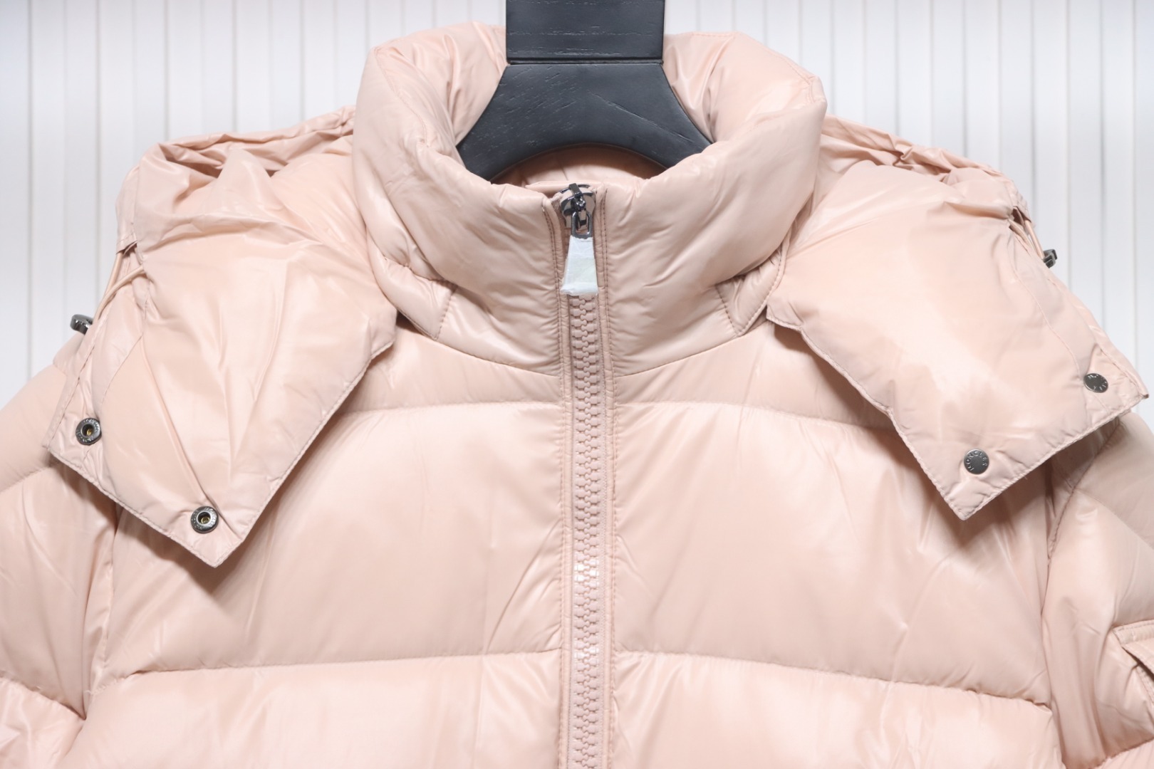 EM Sneakers Moncler Maire Zip Hooded Nylon Warm Down Jacket Pink