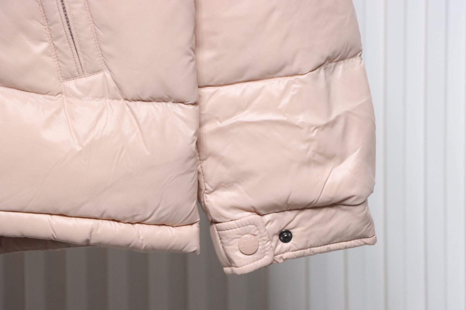 EM Sneakers Moncler Maire Zip Hooded Nylon Warm Down Jacket Pink