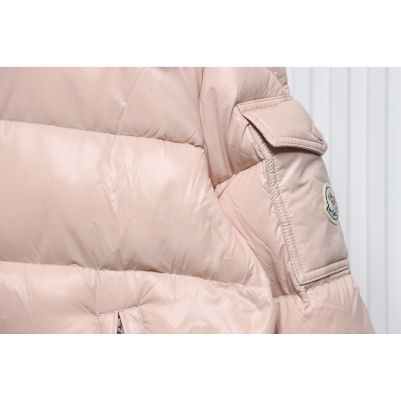 EM Sneakers Moncler Maire Zip Hooded Nylon Warm Down Jacket Pink