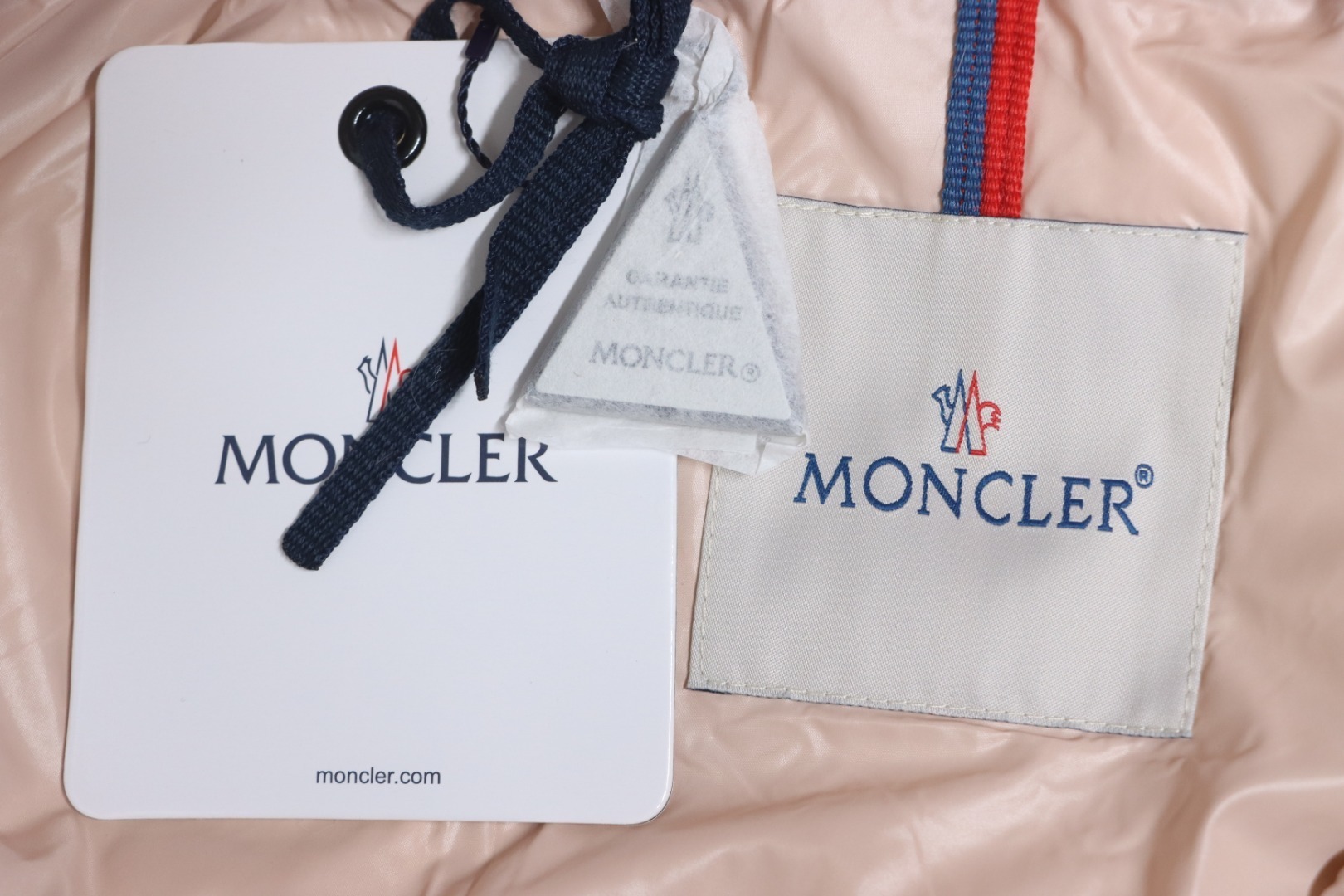 EM Sneakers Moncler Maire Zip Hooded Nylon Warm Down Jacket Pink