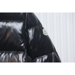 EM Sneakers Moncler Maya Lacquered Down Jacket Black