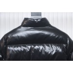 EM Sneakers Moncler Maya Lacquered Down Jacket Black