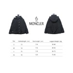 EM Sneakers Moncler Sleeve Badge Solid Zip Down Jacket Black