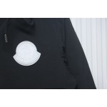 EM Sneakers Moncler Sleeve LOGO Lettering Long Down Jacket Black