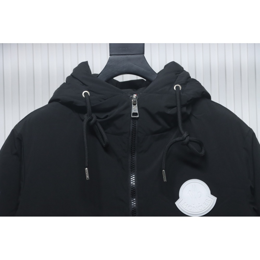 EM Sneakers Moncler Sleeve LOGO Lettering Long Down Jacket Black