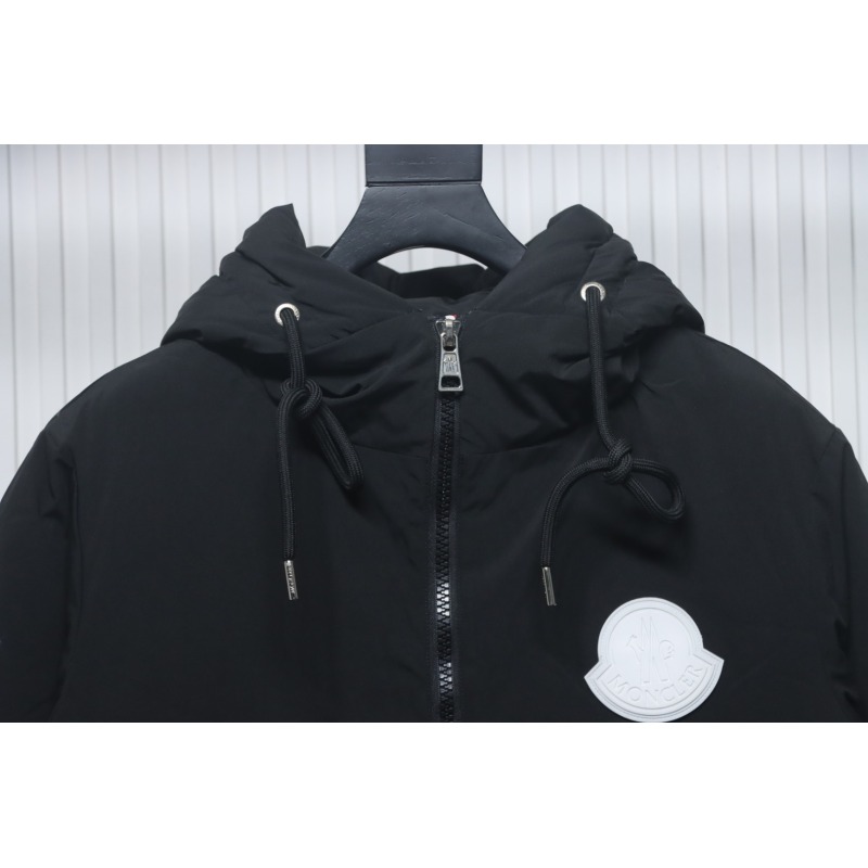 EM Sneakers Moncler Sleeve LOGO Lettering Long Down Jacket Black